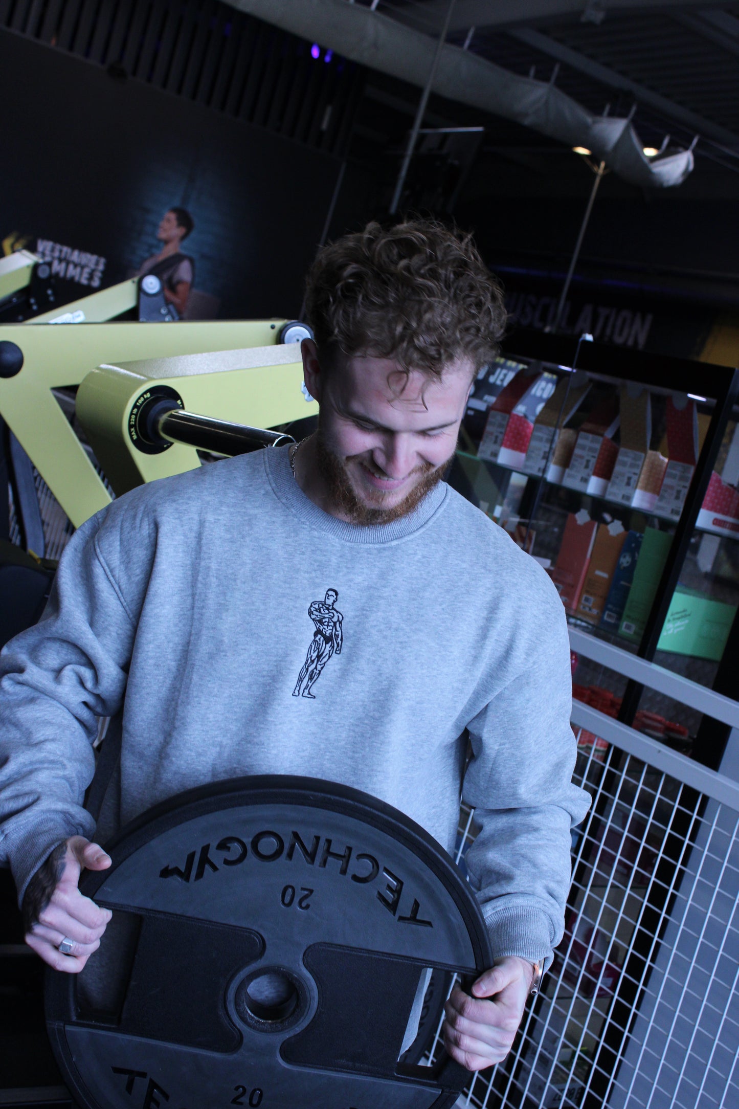 THE RUFF hoodie grey