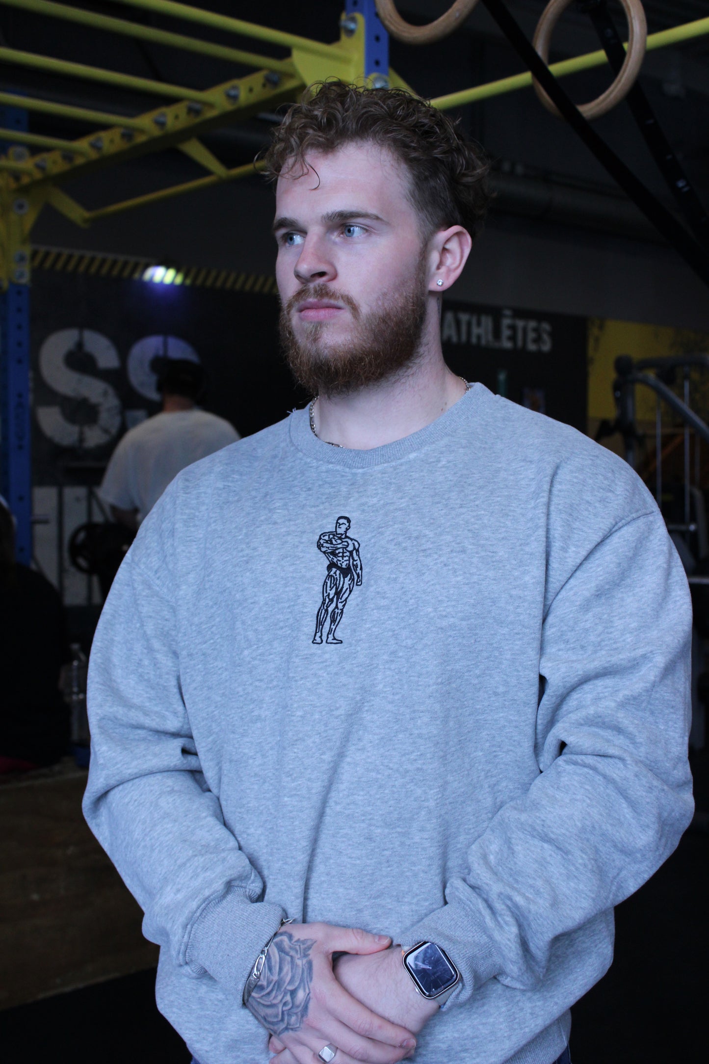 THE RUFF hoodie grey