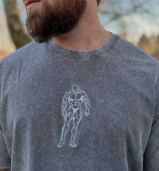 THE KING oversize tshirt GREY limited edition